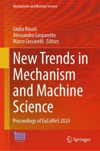 New Trends in Mechanism and Machine Science : Proceedings of EuCoMeS 2024