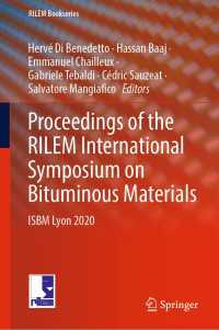 Proceedings of the RILEM International Symposium on Bituminous Materials : ISBM Lyon 2020
