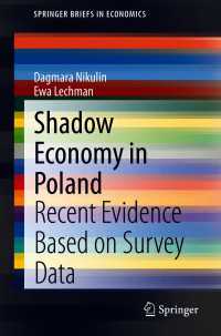 Shadow Economy in Poland〈1st ed. 2021〉 : Recent Evidence Based on Survey Data