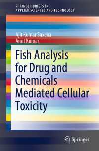 Fish Analysis for Drug and Chemicals Mediated Cellular Toxicity〈1st ed. 2020〉
