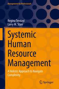 Systemic Human Resource Management : A Holistic Approach to Navigate Complexity