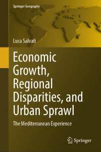 Economic Growth, Regional Disparities, and Urban Sprawl : The Mediterranean Experience