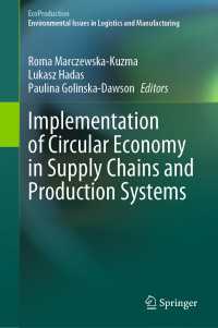 Implementation of Circular Economy in Supply Chains and Production Systems