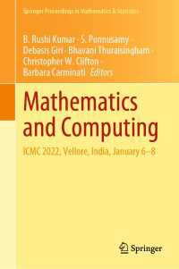 Mathematics and Computing : ICMC 2022, Vellore, India, January 6–8