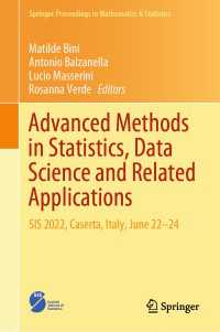 Advanced Methods in Statistics, Data Science and Related Applications : SIS 2022, Caserta, Italy, June 22–24
