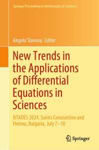 New Trends in the Applications of Differential Equations in Sciences : NTADES 2024, Saints Constantine and Helena, Bulgaria, July 7–10