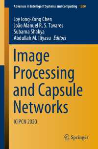 Image Processing and Capsule Networks〈1st ed. 2021〉 : ICIPCN 2020