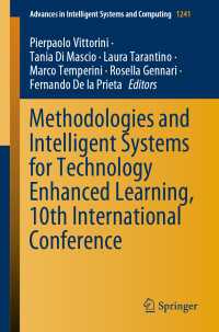 Methodologies and Intelligent Systems for Technology Enhanced Learning, 10th International Conference〈1st ed. 2020〉