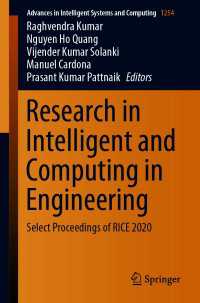 Research in Intelligent and Computing in Engineering : Select Proceedings of RICE 2020