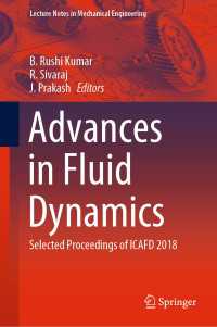 Advances in Fluid Dynamics : Selected Proceedings of ICAFD 2018