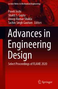 Advances in Engineering Design : Select Proceedings of FLAME 2020