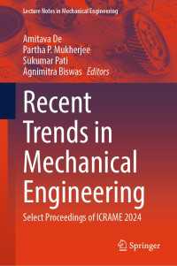 Recent Trends in Mechanical Engineering : Select Proceedings of ICRAME 2024