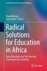 Radical Solutions for Education in Africa : Open Education and Self-directed Learning in the Continent