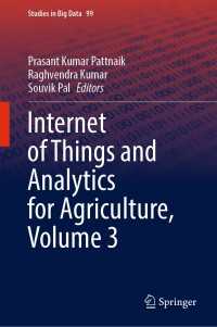 Internet of Things and Analytics for Agriculture, Volume 3