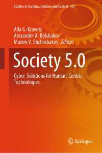 Society 5.0 : Cyber-Solutions for Human-Centric Technologies