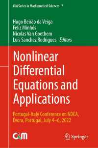 Nonlinear Differential Equations and Applications : Portugal-Italy Conference on NDEA, &Eacute;vora, Portugal, July 4–6, 2022