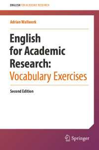 学術研究のための英語：語彙演習（第２版）<br>English for Academic Research:  Vocabulary Exercises〈Second Edition 2024〉（2）