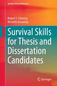 Survival Skills for Thesis and Dissertation Candidates〈1st ed. 2021〉