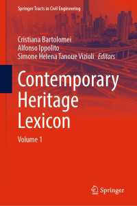 Contemporary Heritage Lexicon : Volume 1