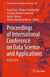 Proceedings of International Conference on Data Science and Applications : ICDSA 2019