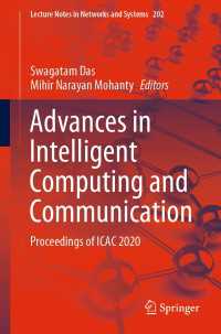 Advances in Intelligent Computing and Communication〈1st ed. 2021〉 : Proceedings of ICAC 2020