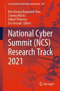 National Cyber Summit (NCS) Research Track 2021〈1st ed. 2022〉