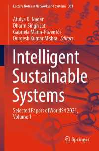 Intelligent Sustainable Systems : Selected Papers of WorldS4 2021, Volume 1