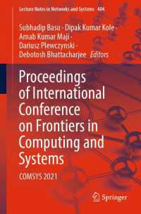 Proceedings of International Conference on Frontiers in Computing and Systems : COMSYS 2021