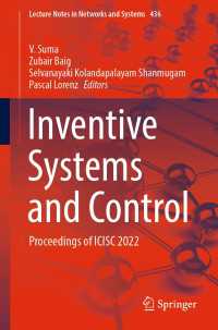 Inventive Systems and Control : Proceedings of ICISC 2022