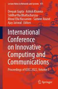International Conference on Innovative Computing and Communications : Proceedings of ICICC 2022, Volume 1
