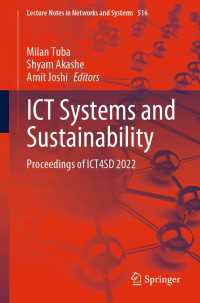 ICT Systems and Sustainability : Proceedings of ICT4SD 2022