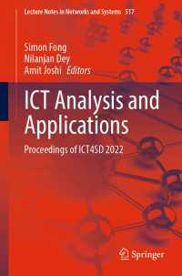 ICT Analysis and Applications : Proceedings of ICT4SD 2022