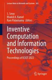 Inventive Computation and Information Technologies : Proceedings of ICICIT 2022