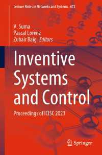 Inventive Systems and Control : Proceedings of ICISC 2023