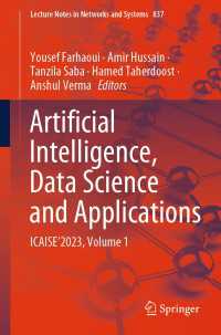 Artificial Intelligence, Data Science and Applications : ICAISE’2023, Volume 1