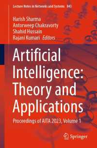 Artificial Intelligence: Theory and Applications : Proceedings of AITA 2023, Volume 1