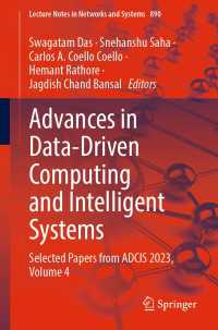 Advances in Data-Driven Computing and Intelligent Systems : Selected Papers from ADCIS 2023, Volume 4