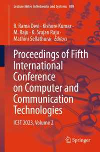 Proceedings of Fifth International Conference on Computer and Communication Technologies : IC3T 2023, Volume 2