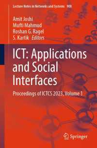 ICT: Applications and Social Interfaces : Proceedings of ICTCS 2023, Volume 1