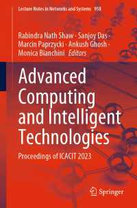 Advanced Computing and Intelligent Technologies : Proceedings of ICACIT 2023