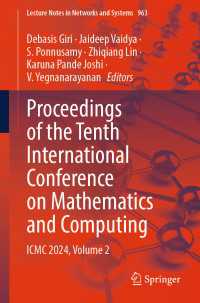 Proceedings of the Tenth International Conference on Mathematics and Computing : ICMC 2024, Volume 2