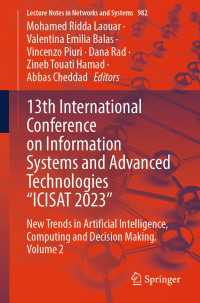 13th International Conference on Information Systems and Advanced Technologies “ICISAT 2023” : New Trends in Artificial Intelligence, Computing and Decision Making. Volume 2