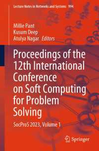 Proceedings of the 12th International Conference on Soft Computing for Problem Solving : SocProS 2023, Volume 1