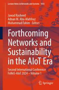 Forthcoming Networks and Sustainability in the AIoT Era : Second International Conference FoNeS-AIoT 2024 - Volume 1