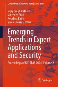 Emerging Trends in Expert Applications and Security : Proceedings of ICE-TEAS 2024, Volume 2