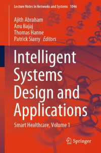 Intelligent Systems Design and Applications : Smart Healthcare, Volume 1