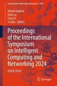 Proceedings of the International Symposium on Intelligent Computing and Networking 2024 : (ISICN 2024)