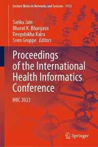 Proceedings of the International Health Informatics Conference : IHIC 2023
