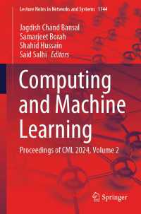 Computing and Machine Learning : Proceedings of CML 2024, Volume 2