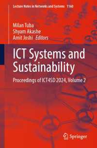 ICT Systems and Sustainability : Proceedings of ICT4SD 2024, Volume 2
